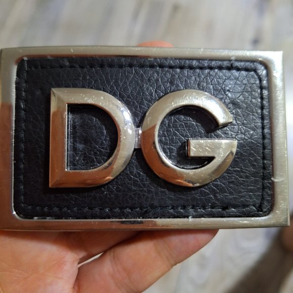 DG  Buckle  Genuine leather MEN/WOMEN - Picture 1 of 5